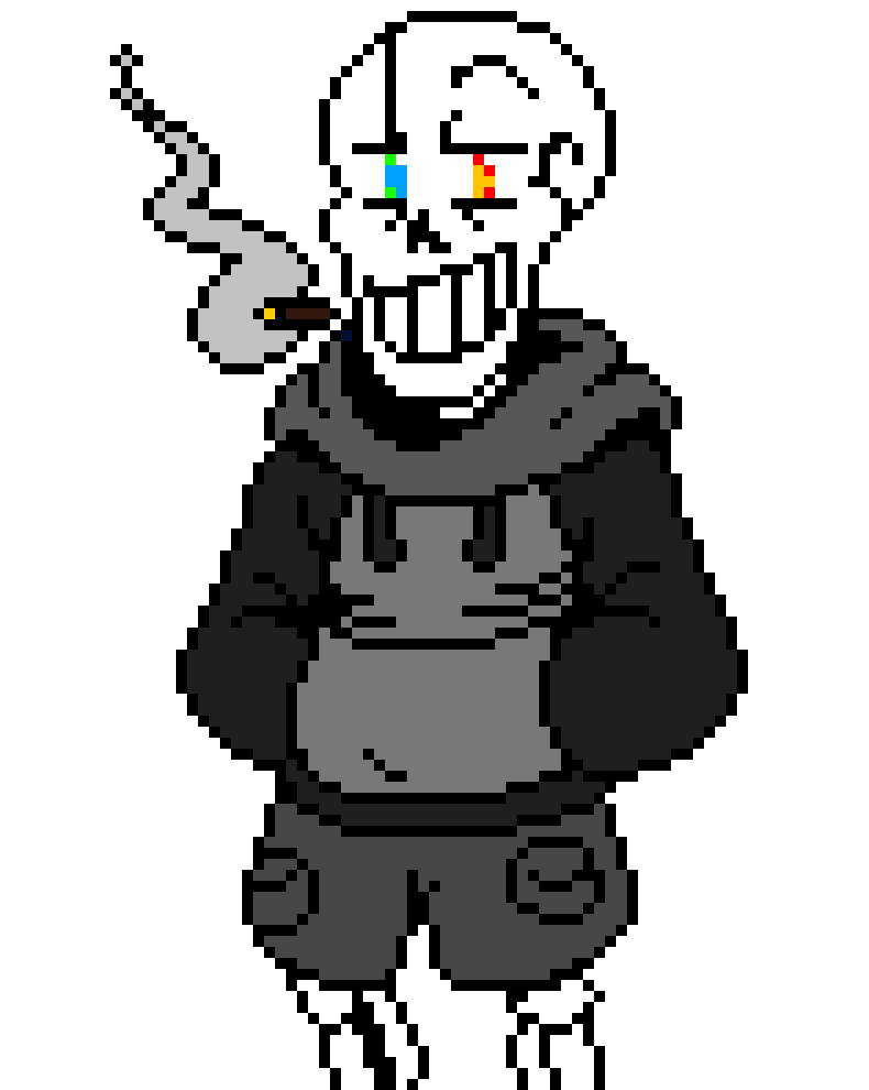 corrupted underground papyrus as underswap papyrus