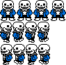 [5c1cd9] UnderTale - Sans Walking Sprite Sheet
