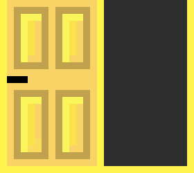 Door 1 open