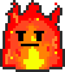 [beaef5] Flame Mini Boss 1 Outlined