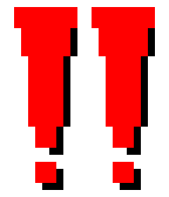 [93333b]  Exclamation mark