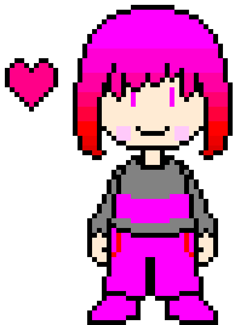 Hanako Battle sprite by Casualteam 