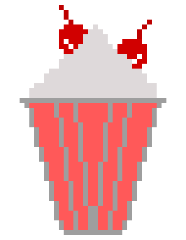 [9664c4] Pac man cherry float