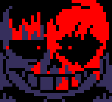 [7ce906] Well then... *(He'd turn at twilight.) -HorrorTale Sans