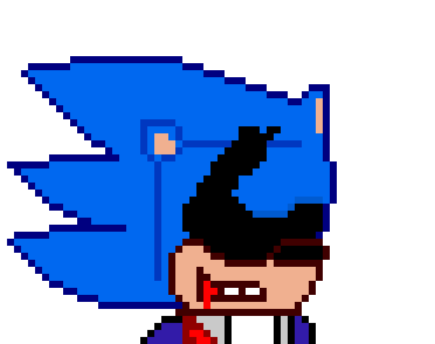 [b9de0d] i have made a my hero academia sprite, fnaf sprites and i just made a sonic one. the reason it has sans clothes is because it was little dumb edit. - withered bonnie