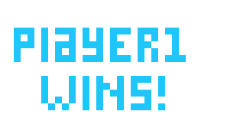player 1 wins