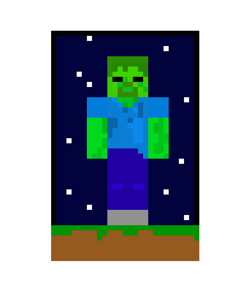 [9664c4] Minecraft Zombie