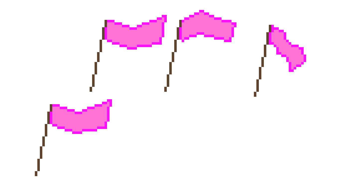 [c5c104] Flag Sprite rosa