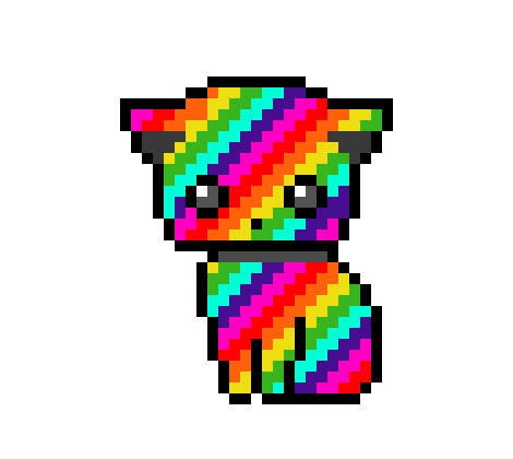 [9664c4] rainbow kitty