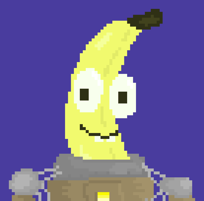 [236914] speaking of banana bill he canonically was just born- he cant even speak yet- raymond created him with some trickery- he previously tested this in jack and liney's sandwich place with a meatball