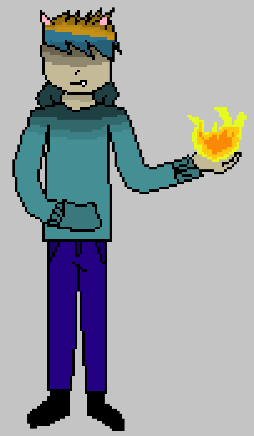 [3a33bd] yeah i was and the reason why was because no one was around anymore but I just had really cool pixel art ideas like this one-Cade