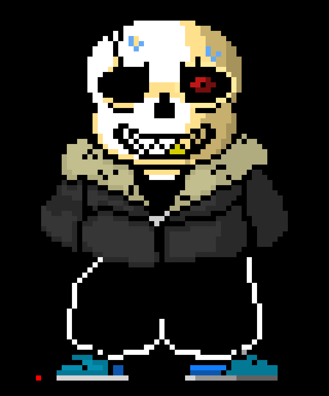 ACERFELL - Sans battle sprite v9 (Alt. Lighting w/ eye)