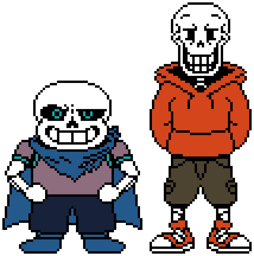 UnderSwap Sans and Papyrus.