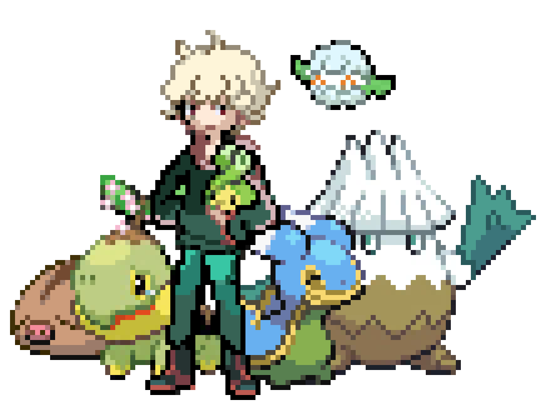 [73d80a] Kriston and his grassy and icey gang