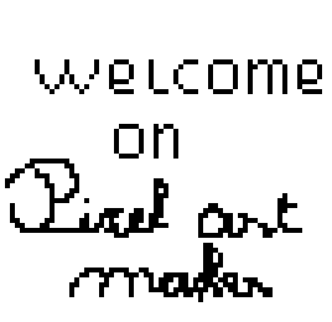[9664c4] Welcome on Pixel art maker 