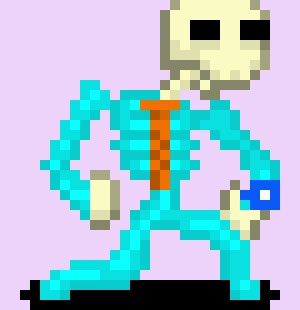 [f455be] (*Singing* Well hello again, friend! I'm a skeleton returning from the dead, determined to be relevant again, so I'm following trends, from the Nether to the End, and I've got a bone to pick with you, little human, bone to pick with you little human being, I've seen where you've been and I don't like it, I've got a bow to shoot at you little human, Bow to shoot at you little human being, I know where you sleep so don't make a peep, close your eyes, don't peek, sweet dreams!)