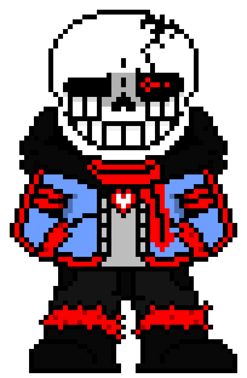 [be2951] determination dark sans but with true dust sans style