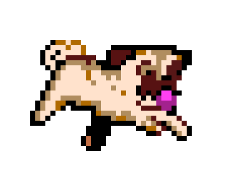 [9664c4] Pug Pixel Art!