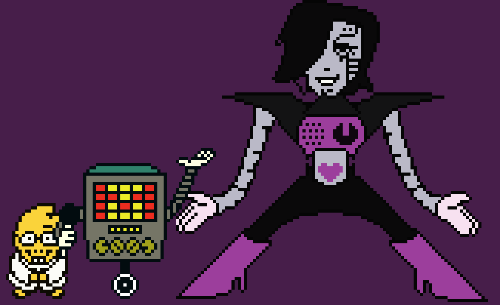 [9664c4] mettaton,mettaton ex and alphys