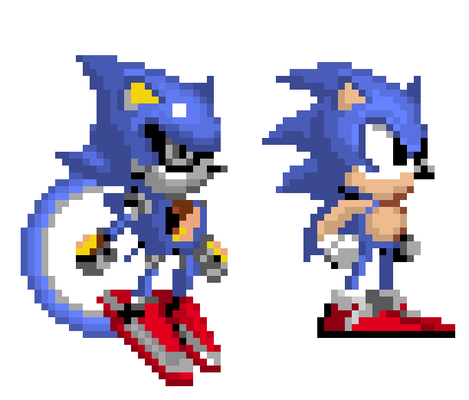 metal metal sonic and sonic