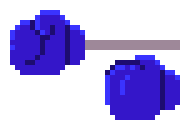 [25b82d] Blue Boxing Glove Right
