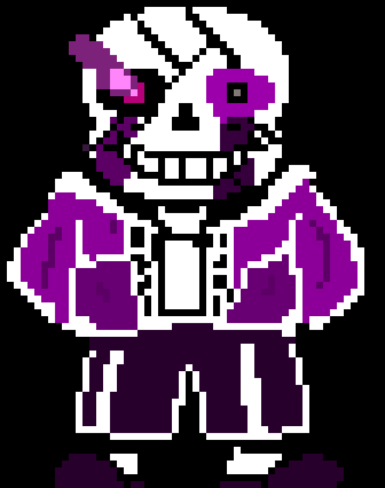 [70b8fc] Undertale Sans purplenekostale Sprite final phase