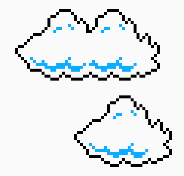 [057276] Super Mario Bros Cloud Sprites