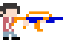 [950e05] Oh, Hi Syl and Gabe -nerf gun fr-