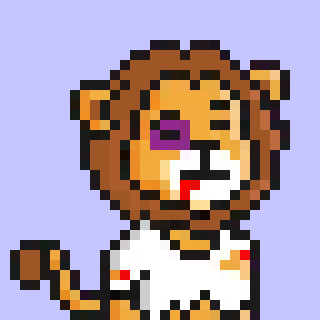 [e17a59] Pixel Lion