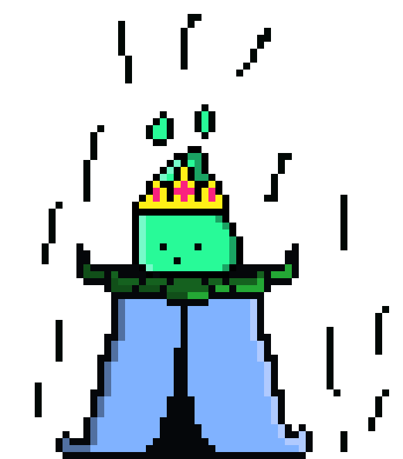 [ce5a51] Slime KING (fall sprite)