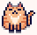[f6ed96] Orange Cat 2px