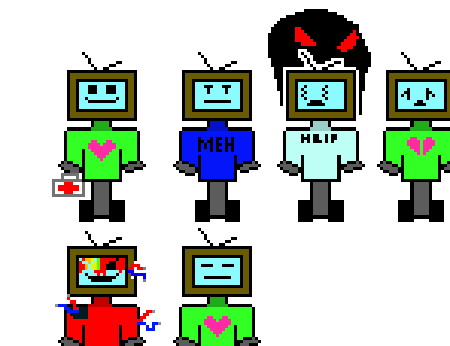 Shaded your sprite a bit Speck. If you want to use this, and keep it, click its post, then bookmark. That will save your sprite -Bobert
