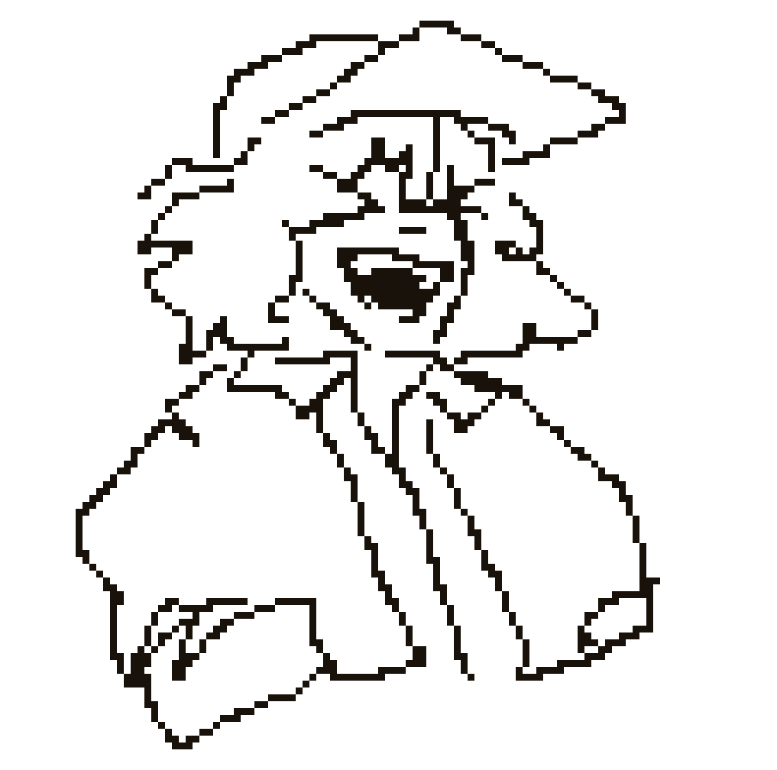 [c0cbd4] "GREETINGS MORTALS AND ALL THE LIKE" [he literally says looking at a wall. He's a little blind don't mind him, but now he shakes his head and walks over and looking E-bag] "Oh cool a seal"