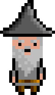 Pixel Wizard Grey