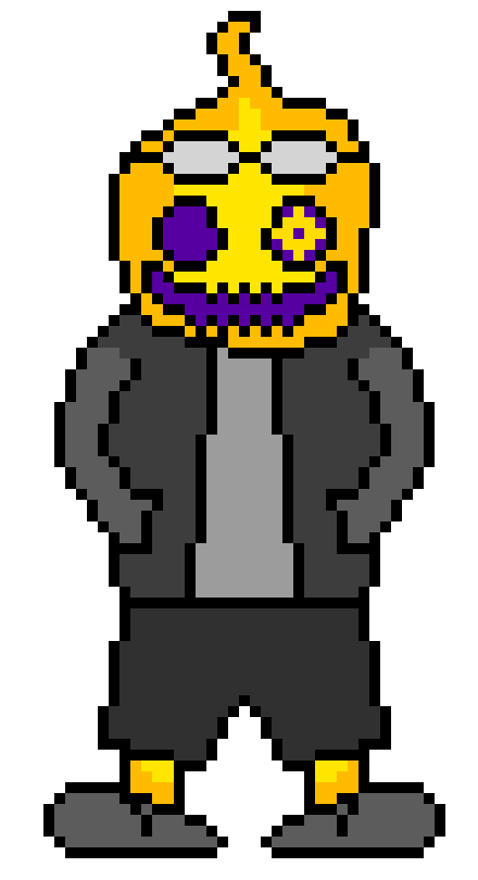 [9664c4] ChangeTale - Grillby Battle Sprite [Coloured]