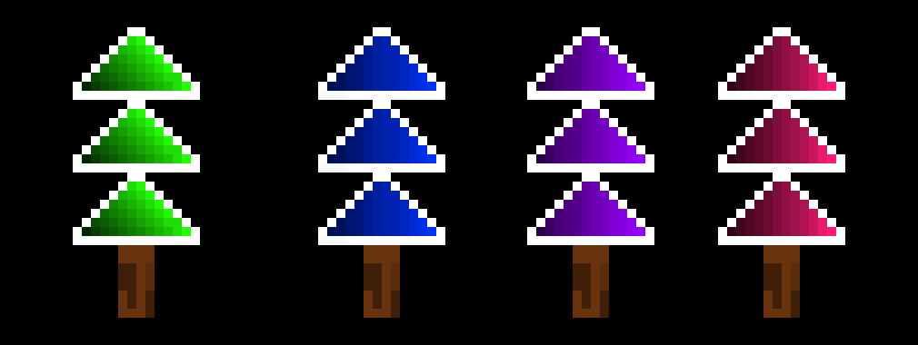 [63c926] Forest of colorful trees