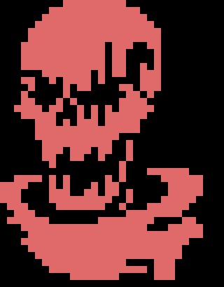 [4076f0] ANOTHER SKELETON?! IT HAS AN UGLY FACE... -fell papyrus (cleetus)