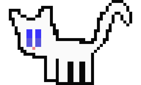 [db8632] white cat 2