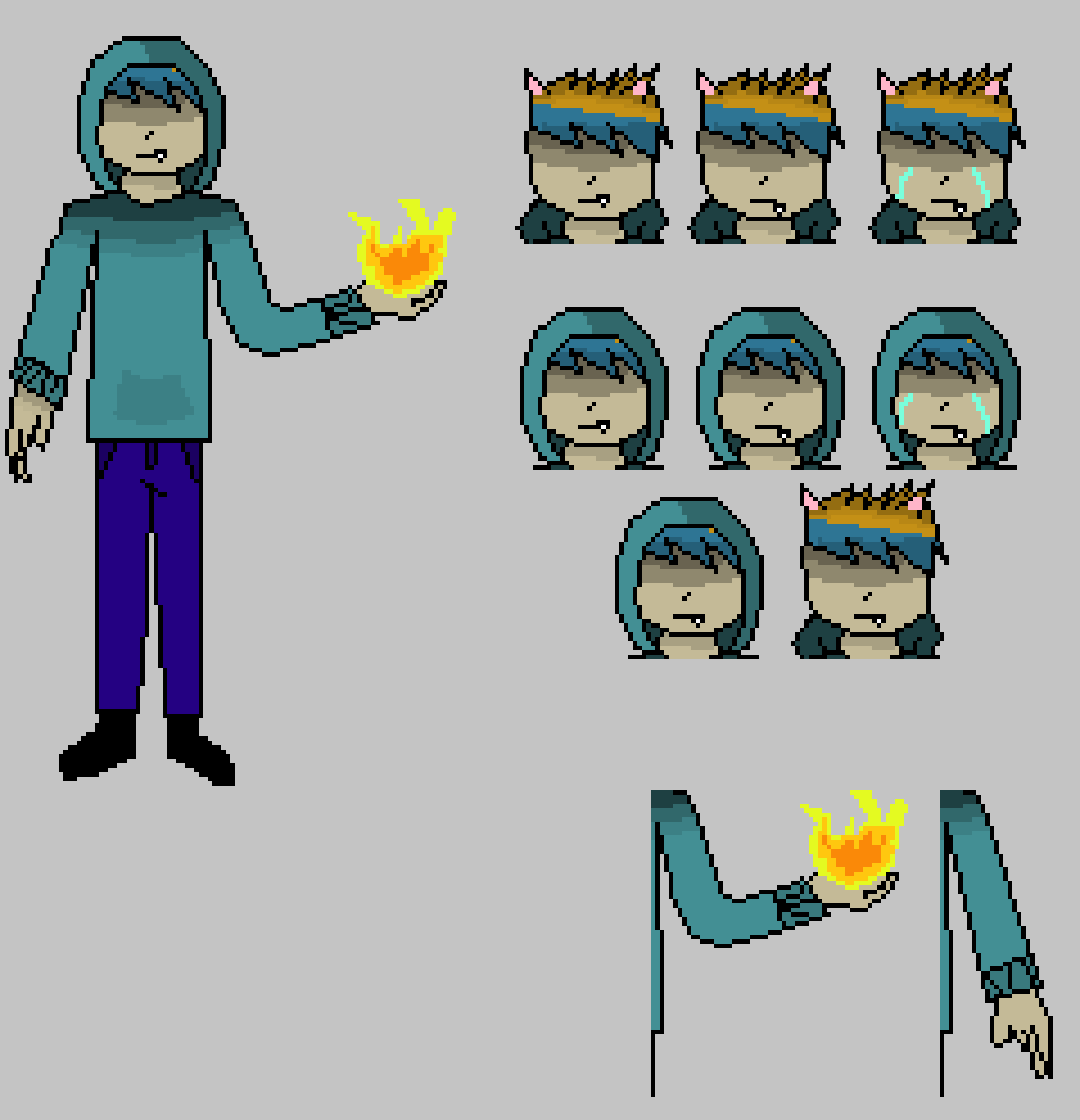 [3a33bd] You guys like my sprite sheet?-Cade