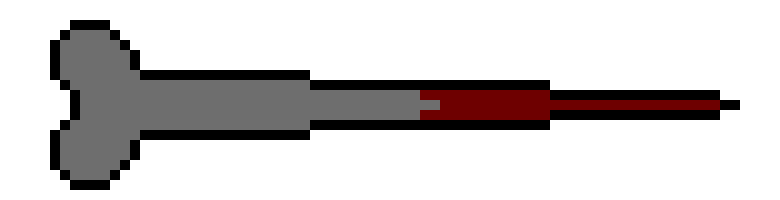 Undertale Bone Attack sprite