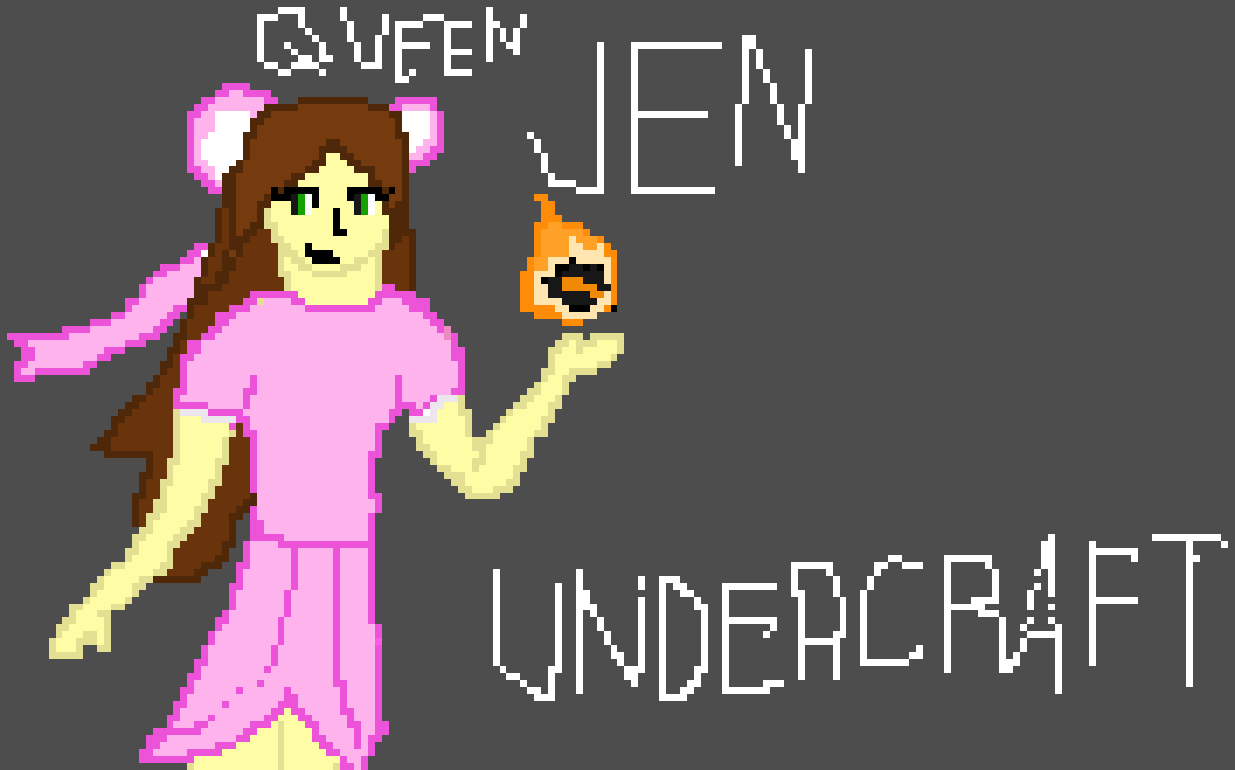 [9664c4] Queen Jen, Guardian of the Secret Garden HideAway (Undercraft) (Undertale/MInecraft crossover AU)