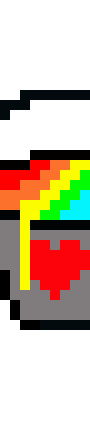 [9664c4] rainbow bucket