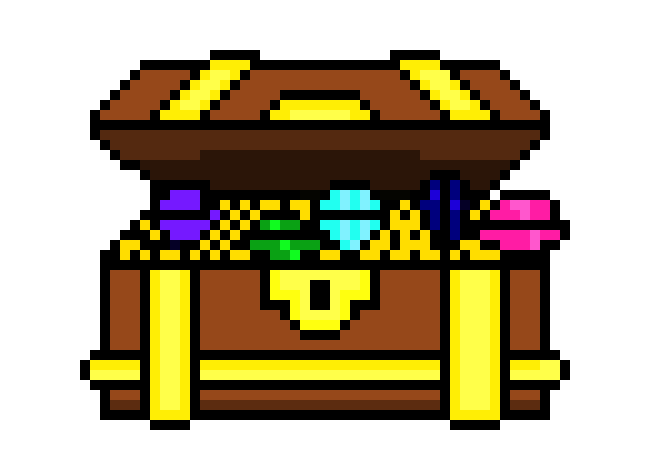 treasure chest open
