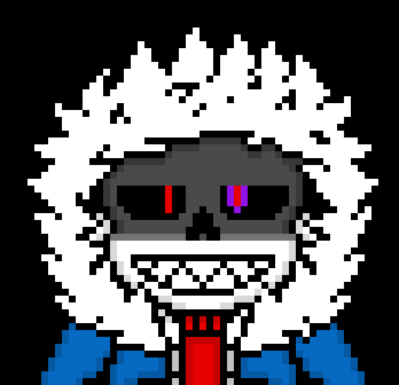 [7a4037] *summons a blaster and fires at Papyrus*
