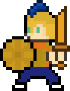 [2be87d] Percy Pixel Art Flip
