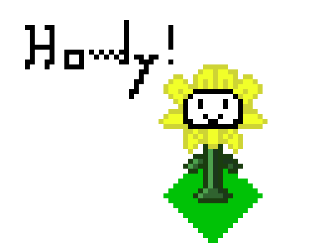 [9664c4] Howdy, I'm Flowey!