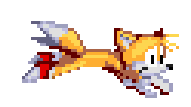 tails sad run on four legs