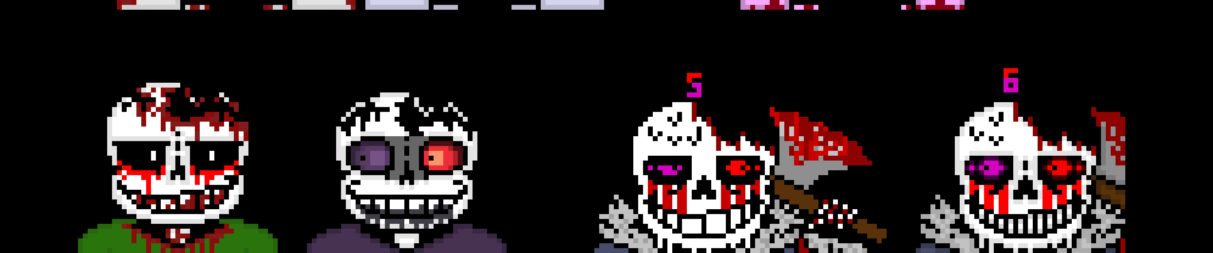 [691fe2] *Goners Terror & Cherry's Terror are discussing how they ended up here while 5 and 6 argure about how their way too simular and they don't like eachother*  >~say, what's with the red stuff coming from ya eyes?~<  =>oh- that, it's this weird substance that i was given by a weird tall figure. and is that hate coming from ya mouth?<= >~no. it's not~< 